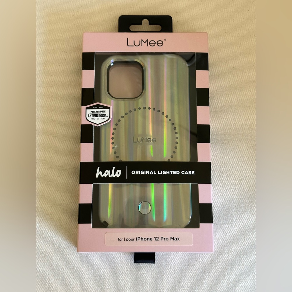Paris Hilton Lumee Halo Holographic Selfie Cell Case Fits Apple 12 Pro Max